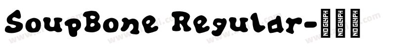 SoupBone Regular字体转换